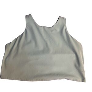 Athleta Green Sleeveless Round Neck Tank Top